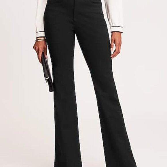 J. Jill High-Rise Curved-Pocket Flare Jeans in black Tall Size 6T - brand new! - Picture 1 of 5